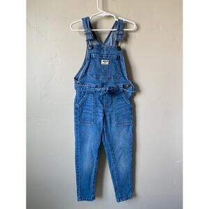 Oshkosh B'Gosh Blue Jean Denim Girls Overalls- Size 5